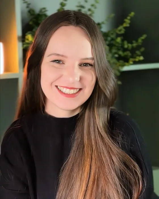 Luana Fontana Petri sorrindo